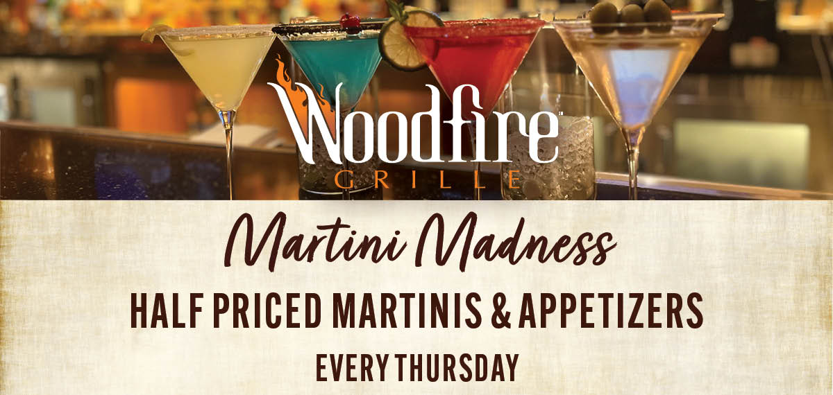 Martini Madness Half Prices Martinis and Appetizers